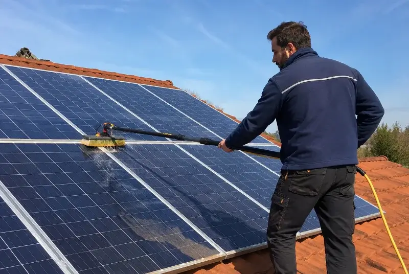 Nettoyage et entretien de panneaux solaires à Saint-Germier